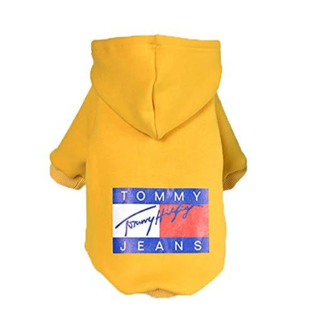 Binetgo Dog Sweatshirt Yellow Hoodie